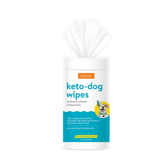 Keto Dog Wipes 5"x6" Cucumber Melon 60ct - SPAWP02