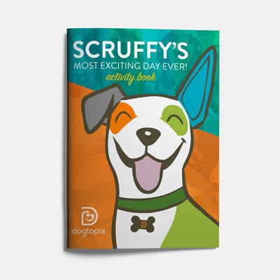 Activity & Coloring Book Scruffy Dog 