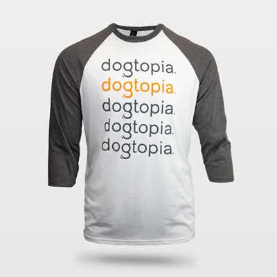 Dogtopia Baseball T-Shirt (LIMITED SIZES AVAILABLE) 