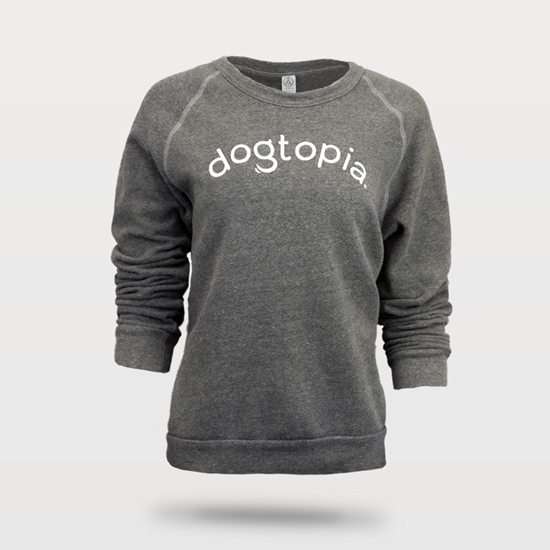 Dark Gray Sweatshirt with Dogtopia