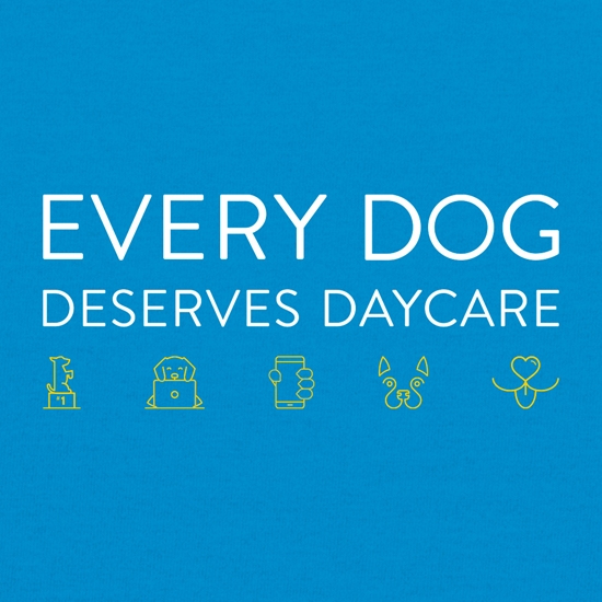DID Every Dog Deserves Daycare T-Shirt (Unisex) - FCLDDUSSSBLX2
